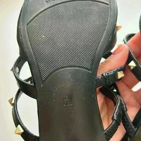 Marc fisher studded flats sandals slides - Picture 7 of 13